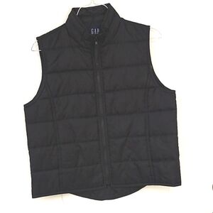 March 1999 Gap 90s Y2K Black Vest Small Fall Winter Spring Vintage